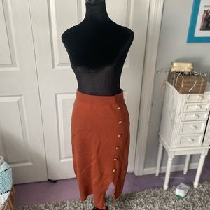 Kate Kaskin Knee-Length Stretch Knit Pencil Skirt size M